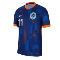 Holandsko Cody Gakpo #11 Vonkajší futbalový dres ME 2024 Krátky Rukáv